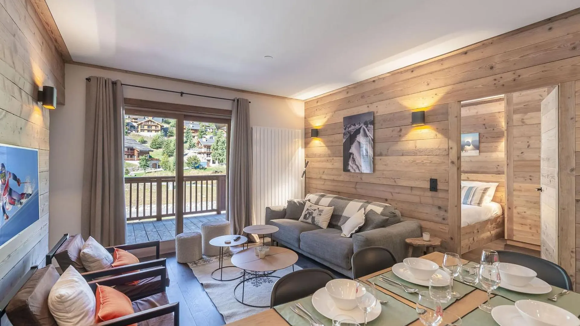 Appartement Familial Au Coeur De Meribel, Proche Pistes Avec Balcon Et Parking - Fr-1-565-100 Les Allues
